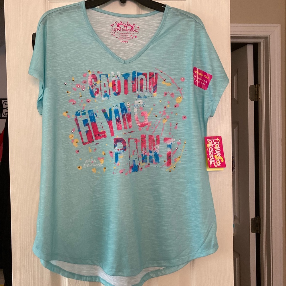 Leoma Lovegrove Graphic Tee with Vibrant Design